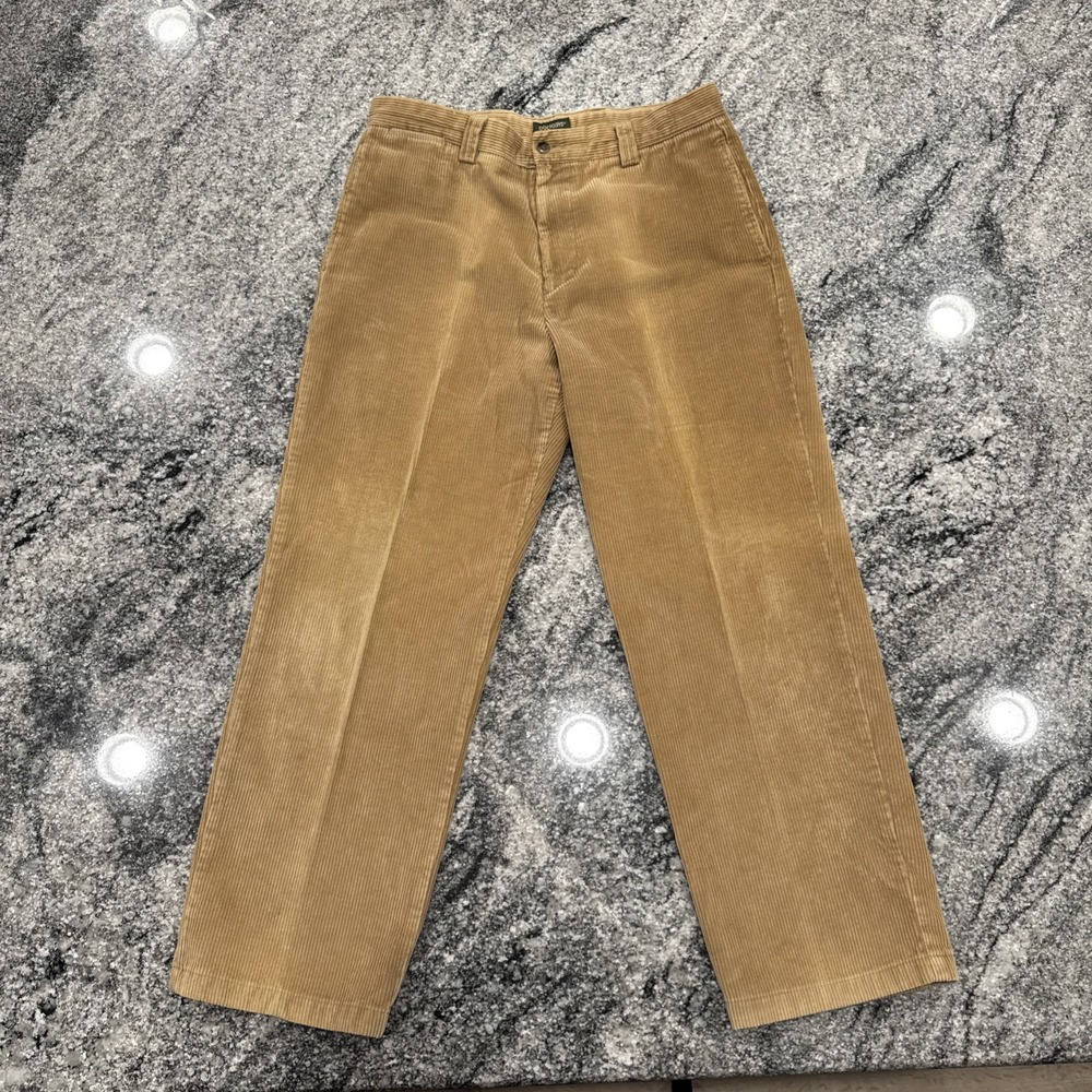 Dockers Relaxed Fit Flat Front Tan Premium‎ Khaki Pants Mens Size 34x30 #170